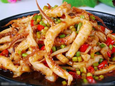 四川街邊鐵板魷魚技術(shù)培訓(xùn)班哪里靠譜？魷魚切片方法  